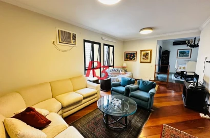 Apartamento com 4 dormitórios à venda, 196 m² por R$ 1.350.000,00 - Boqueirão - Santos/SP