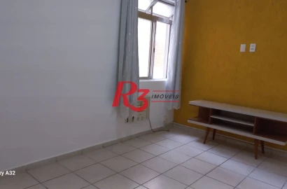 Apartamento com 1 dormitório à venda, 47 m² por R$ 410.000,00 - Boqueirão - Santos/SP