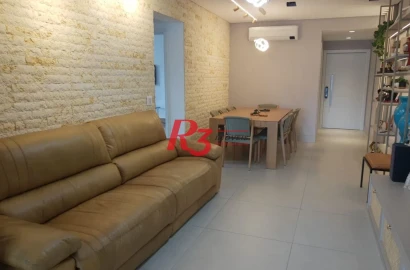 Apartamento à venda, 132 m² por R$ 2.100.000,00 - Pompéia - Santos/SP