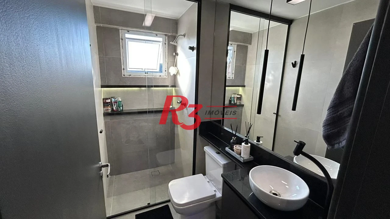 Apartamento com 2 dormitórios à venda, 59 m² por R$ 479.000,00 - Vila Matias - Santos/SP
