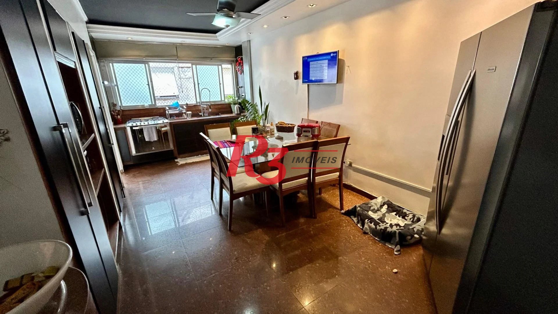 Apartamento com 3 dormitórios à venda, 182 m² por R$ 1.250.000,00 - Boqueirão - Santos/SP