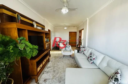Apartamento com 2 dormitórios à venda, 90 m² por R$ 800.000,00 - Embaré - Santos/SP
