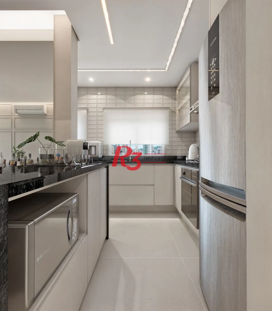 Apartamento à venda, 102 m² por R$ 1.350.000,00 - Aparecida - Santos/SP