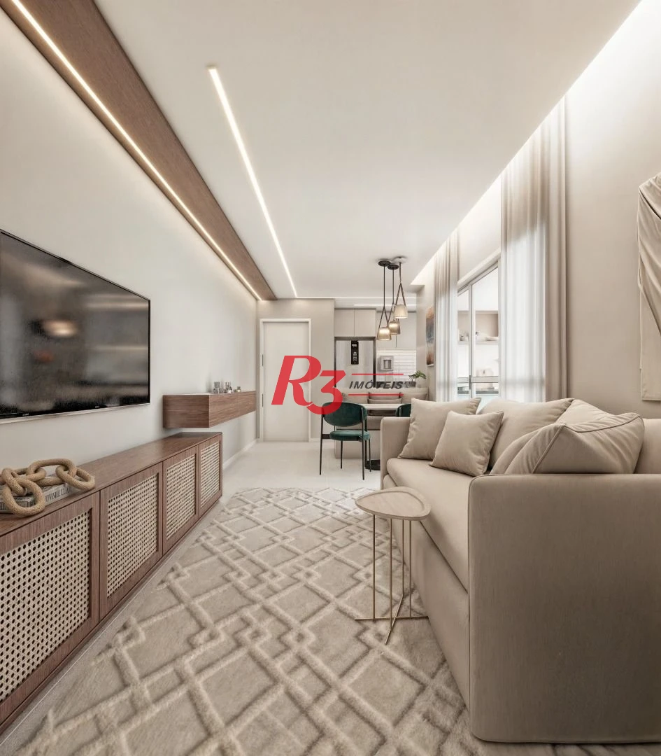 Apartamento à venda, 49 m² por R$ 495.000,00 - Aparecida - Santos/SP