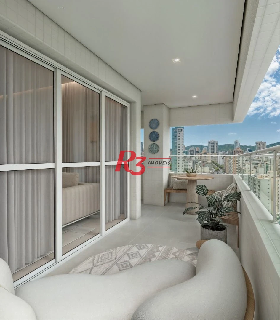 Apartamento à venda, 89 m² por R$ 1.080.000,00 - Aparecida - Santos/SP