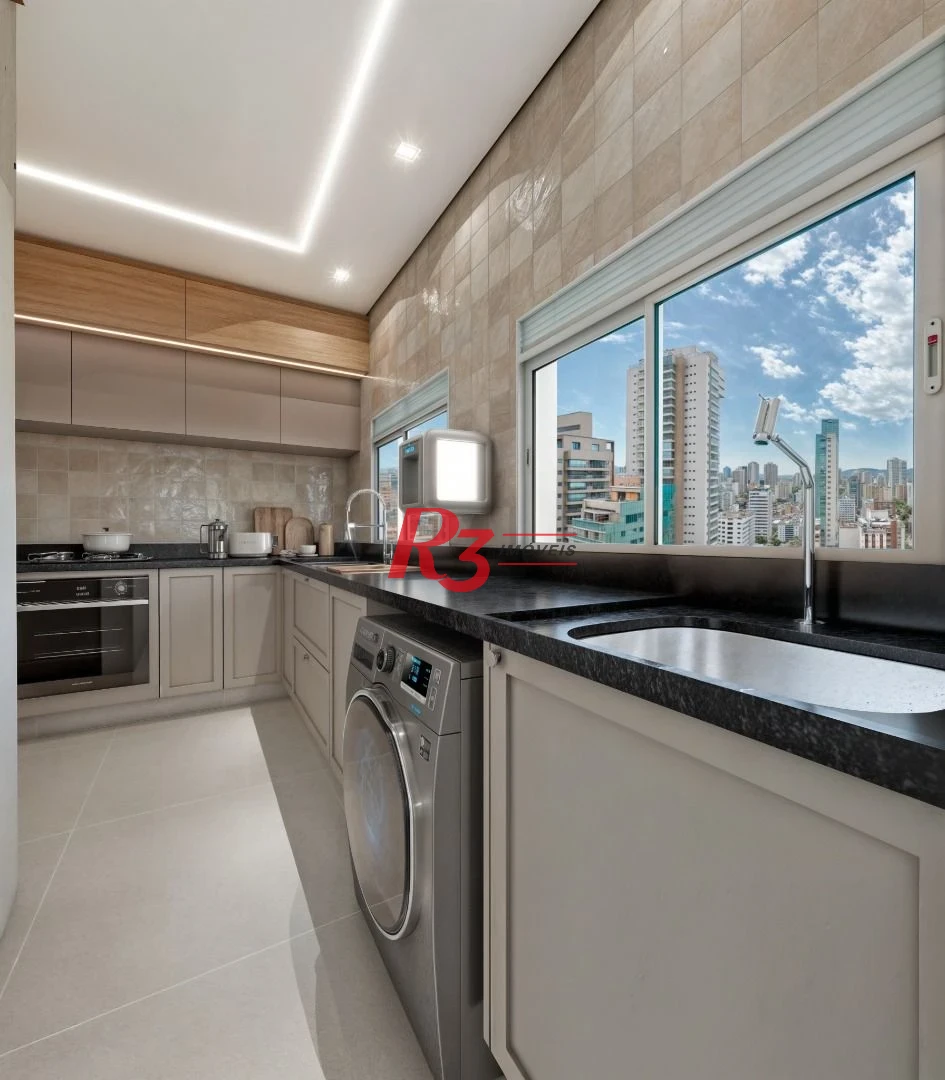 Apartamento à venda, 89 m² por R$ 1.080.000,00 - Aparecida - Santos/SP