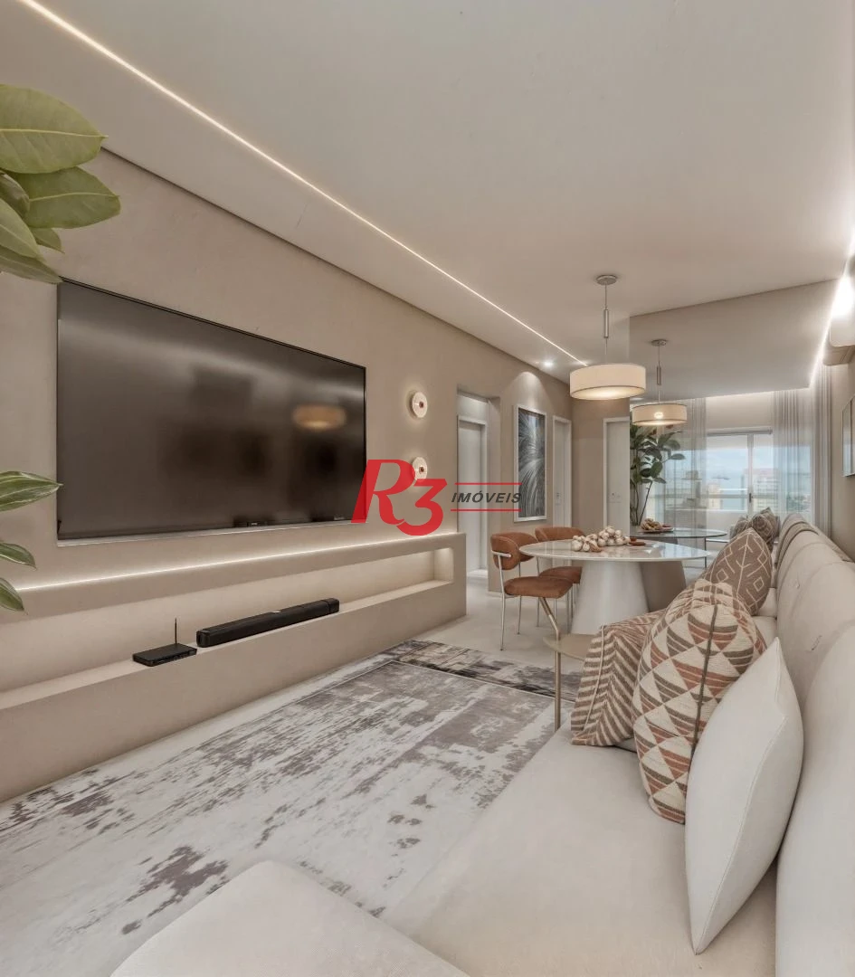Apartamento à venda, 89 m² por R$ 1.080.000,00 - Aparecida - Santos/SP