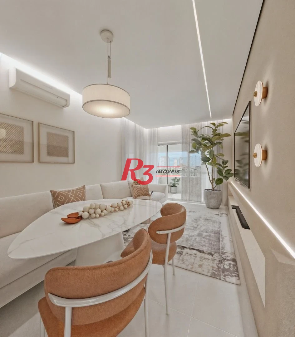 Apartamento à venda, 89 m² por R$ 1.080.000,00 - Aparecida - Santos/SP