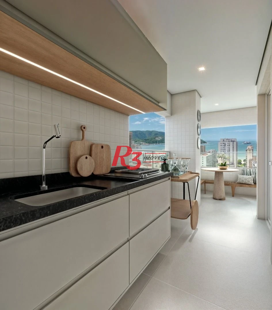 Apartamento à venda, 89 m² por R$ 1.080.000,00 - Aparecida - Santos/SP