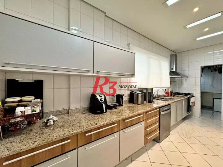 Apartamento com 3 dormitórios à venda, 188 m² por R$ 2.200.000,00 - Boqueirão - Santos/SP
