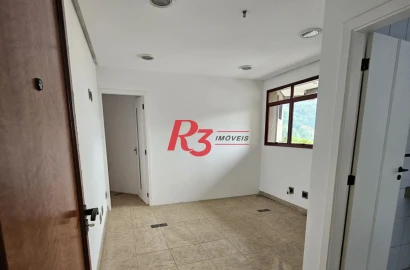 Sala, 57 m² - venda por R$ 300.000,00 ou aluguel por R$ 3.000,00/mês - Vila Nova - Santos/SP