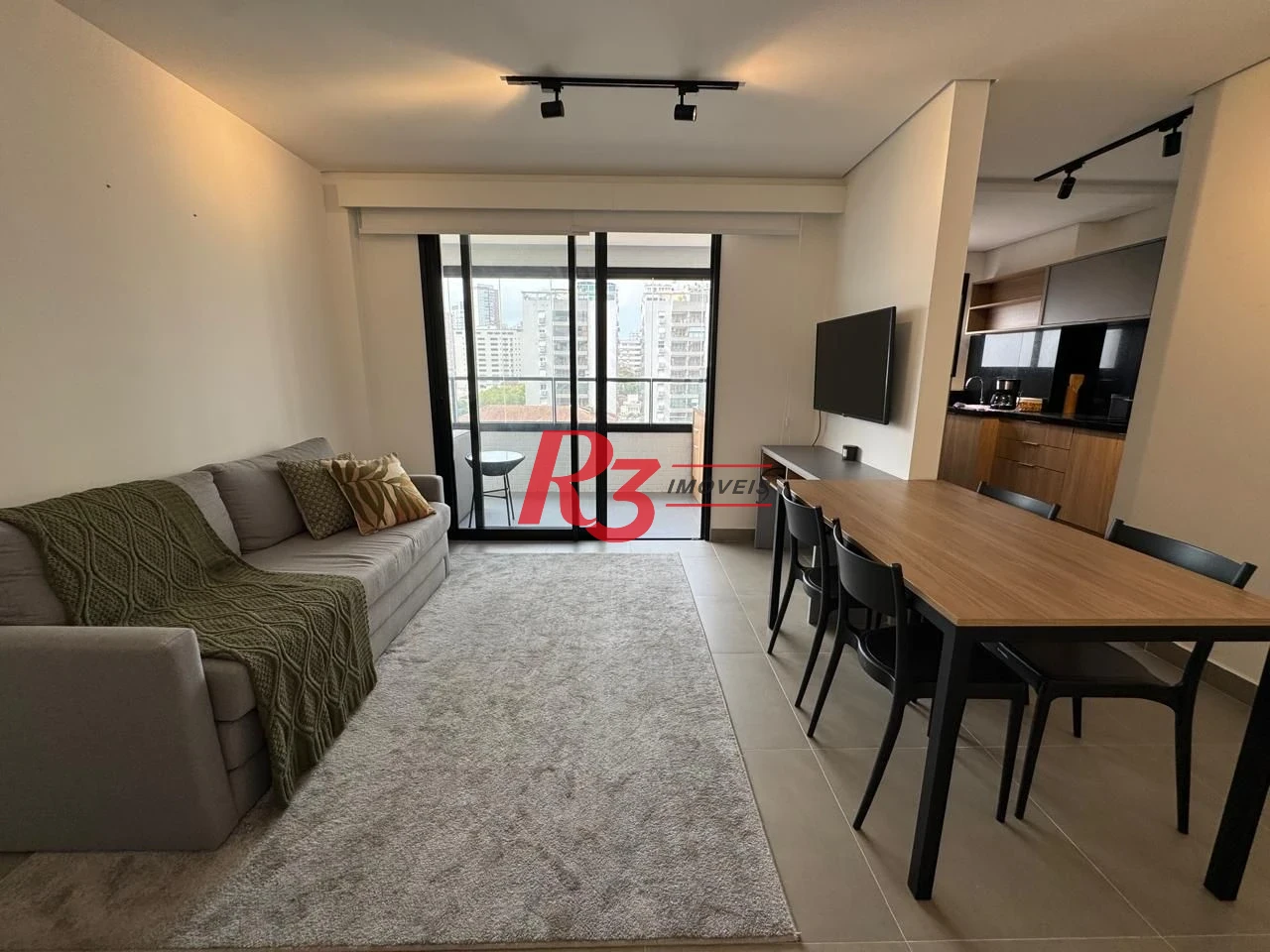 Apartamento com 1 suíte + lavabo -  à venda, 59 m² por R$ 998.000,00 - Ponta da Praia - Santos/SP