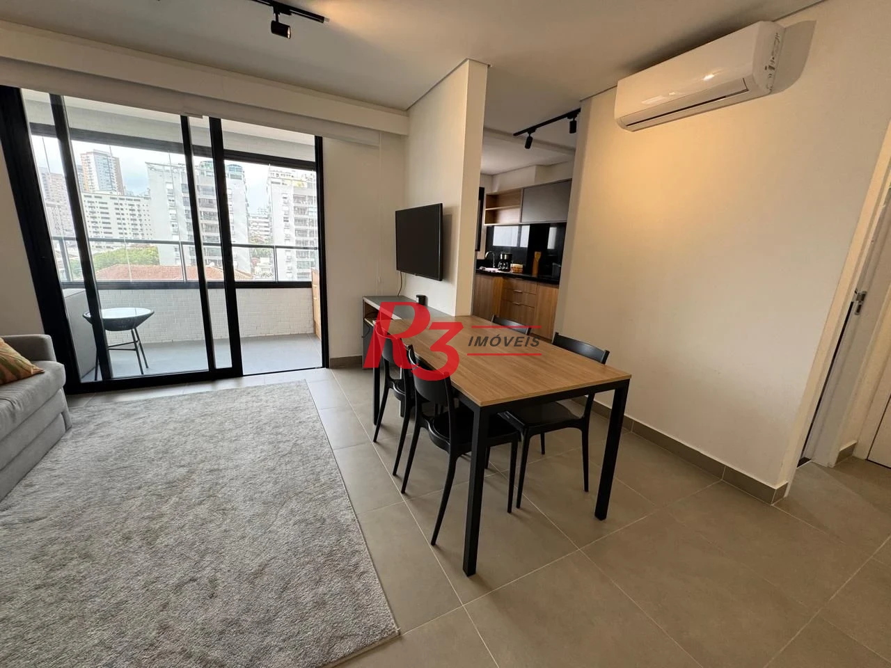 Apartamento com 1 suíte + lavabo -  à venda, 59 m² por R$ 998.000,00 - Ponta da Praia - Santos/SP