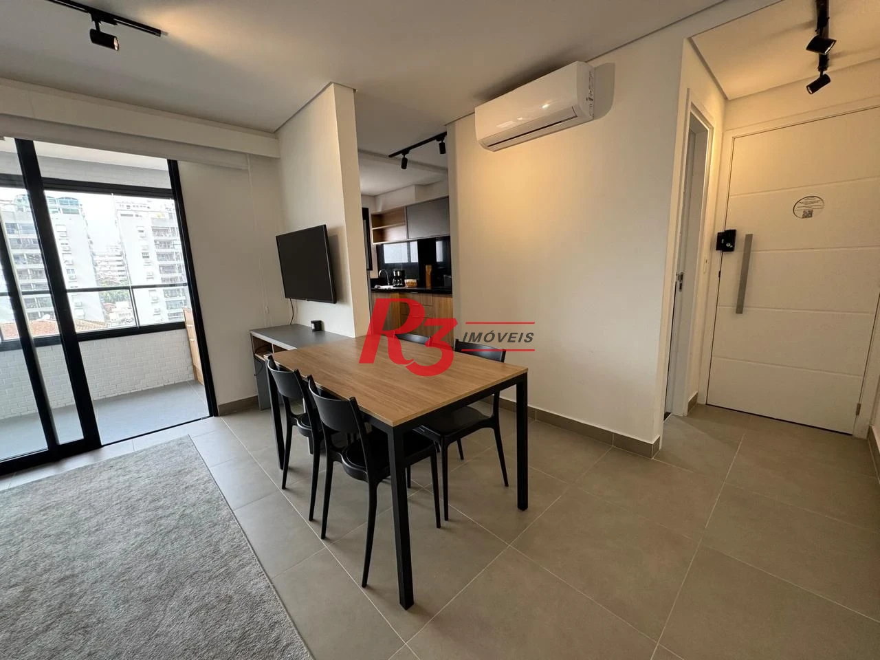 Apartamento com 1 suíte + lavabo -  à venda, 59 m² por R$ 998.000,00 - Ponta da Praia - Santos/SP