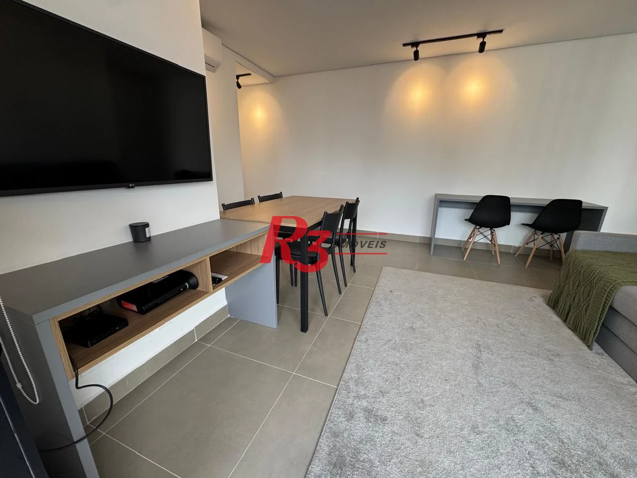 Apartamento com 1 suíte + lavabo -  à venda, 59 m² por R$ 998.000,00 - Ponta da Praia - Santos/SP