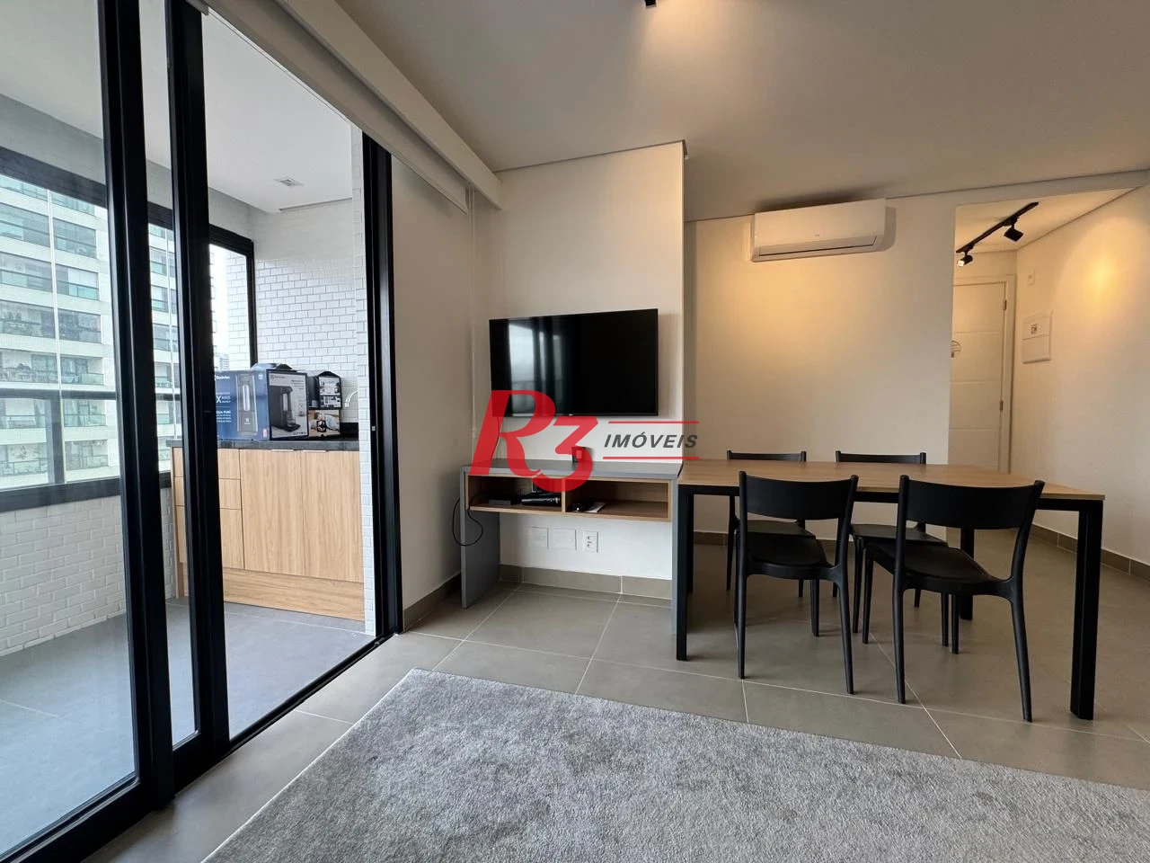 Apartamento com 1 suíte + lavabo -  à venda, 59 m² por R$ 998.000,00 - Ponta da Praia - Santos/SP
