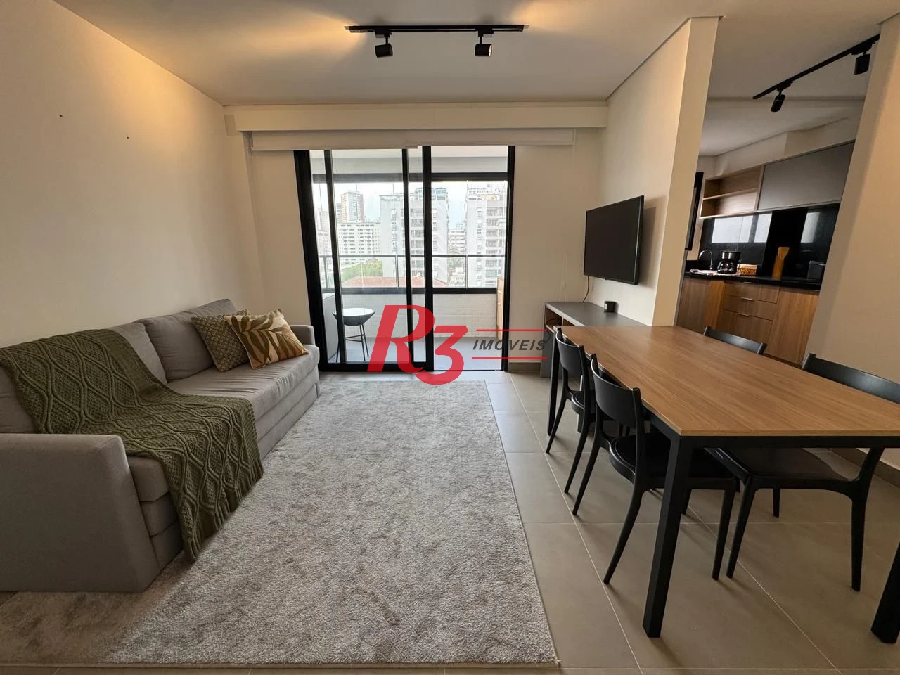Apartamento com 1 suíte + lavabo -  à venda, 59 m² por R$ 998.000,00 - Ponta da Praia - Santos/SP