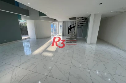 Sobrado com 3 dormitórios para alugar, 495 m² por R$ 15.000,00/mês - Estuário - Santos/SP
