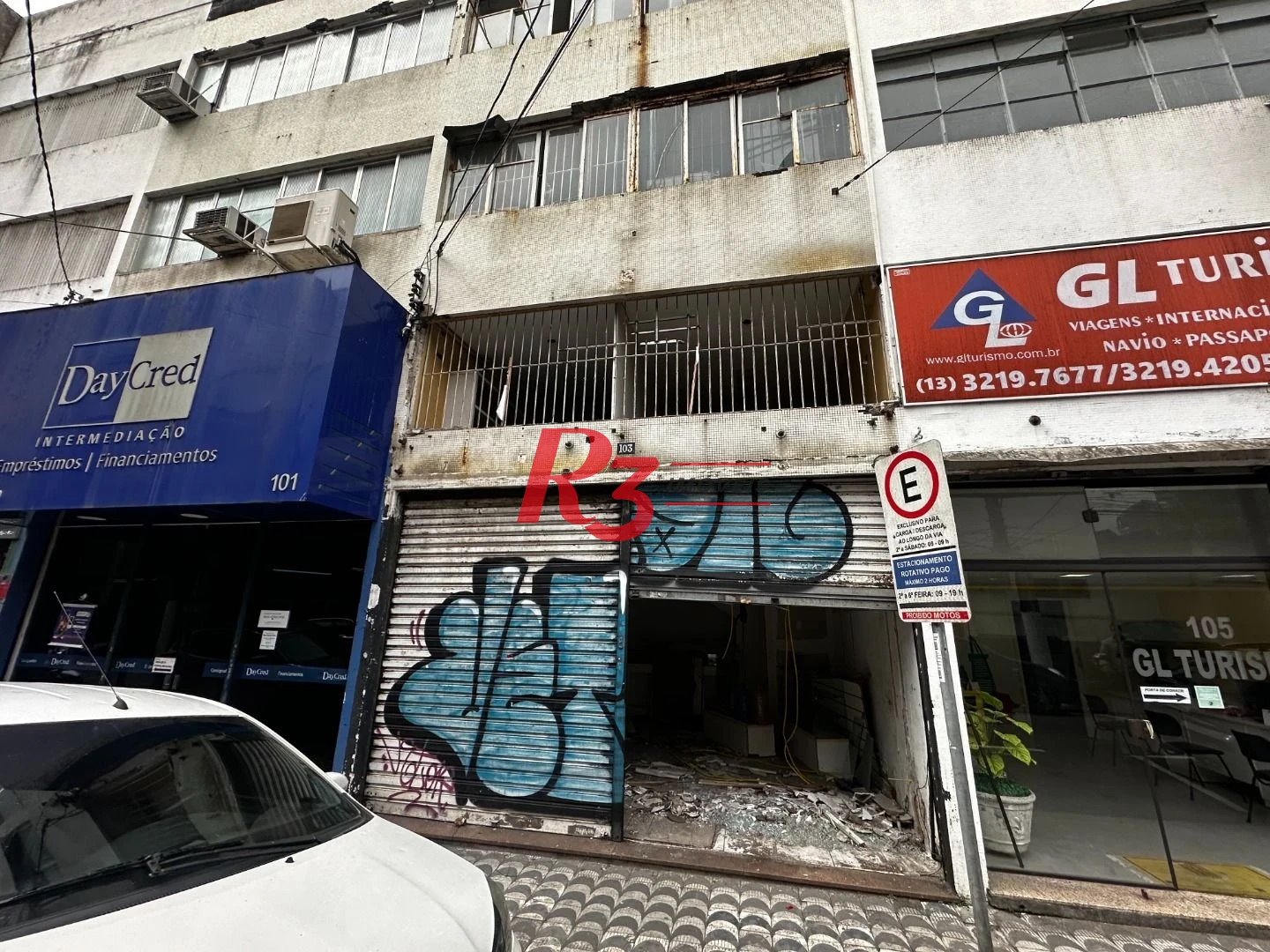 Loja para alugar, 180 m² por R$ 3.000,00/mês - Centro - Santos/SP