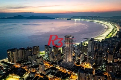 Apartamento com 3 dormitórios à venda, 156 m² por R$ 3.100.000,00 - Ponta da Praia - Santos/SP