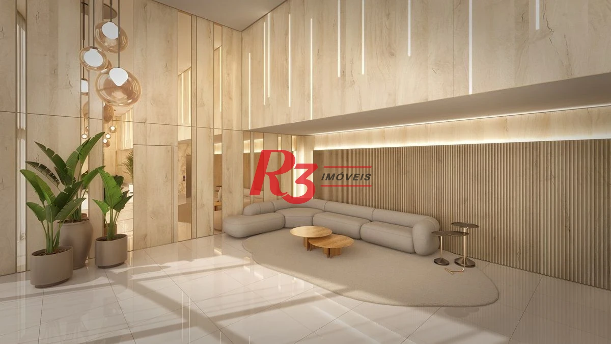 Apartamento com 3 dormitórios à venda, 156 m² por R$ 3.100.000,00 - Ponta da Praia - Santos/SP