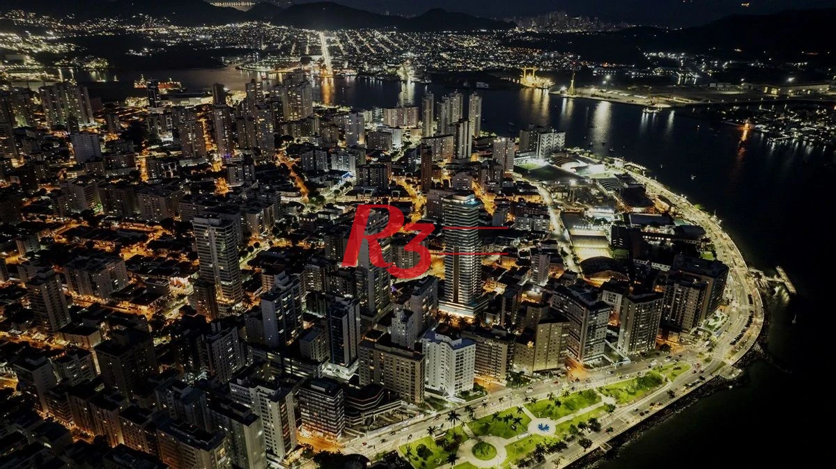 Apartamento com 3 dormitórios à venda, 156 m² por R$ 3.100.000,00 - Ponta da Praia - Santos/SP