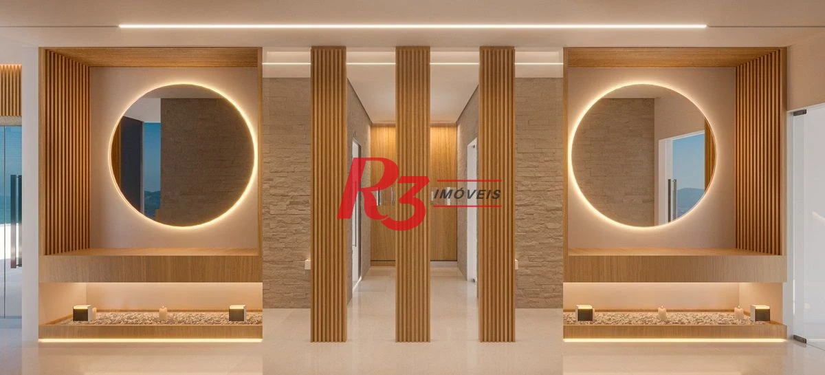 Apartamento com 3 dormitórios à venda, 156 m² por R$ 3.100.000,00 - Ponta da Praia - Santos/SP