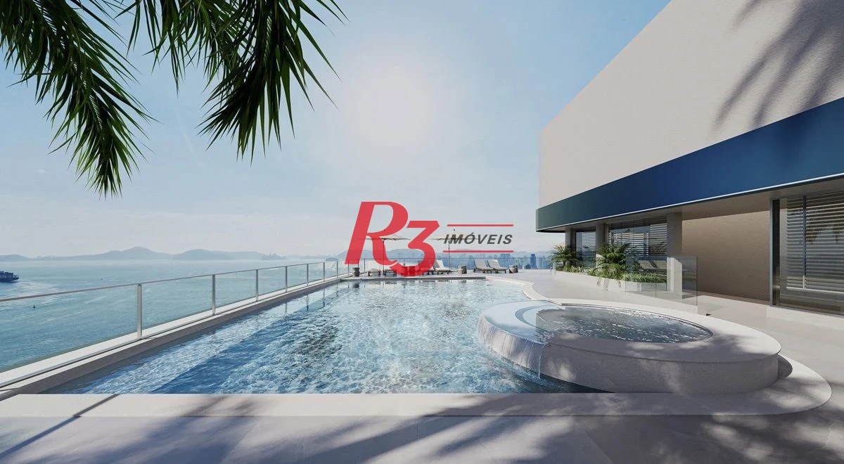 Apartamento com 3 dormitórios à venda, 156 m² por R$ 3.100.000,00 - Ponta da Praia - Santos/SP