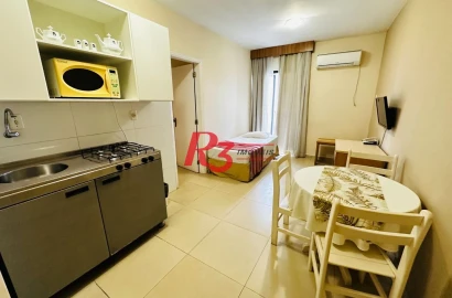 Flat à venda, 36 m² por R$ 270.000,00 - Gonzaga - Santos/SP