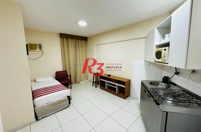 Flat à venda, 36 m² por R$ 270.000,00 - Gonzaga - Santos/SP