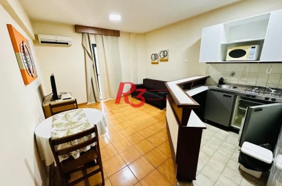 Flat à venda, 41 m² por R$ 270.000,00 - Gonzaga - Santos/SP