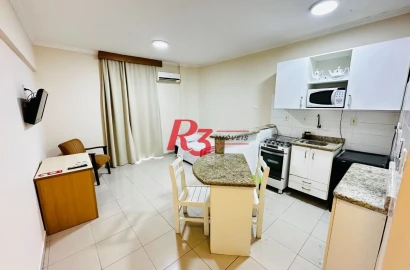 Flat à venda, 41 m² por R$ 270.000,00 - Gonzaga - Santos/SP