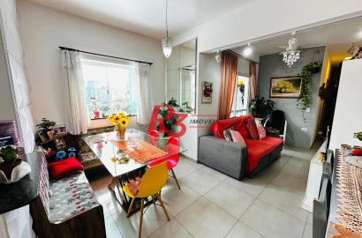 Apartamento à venda, 70 m² por R$ 570.000,00 - Campo Grande - Santos/SP