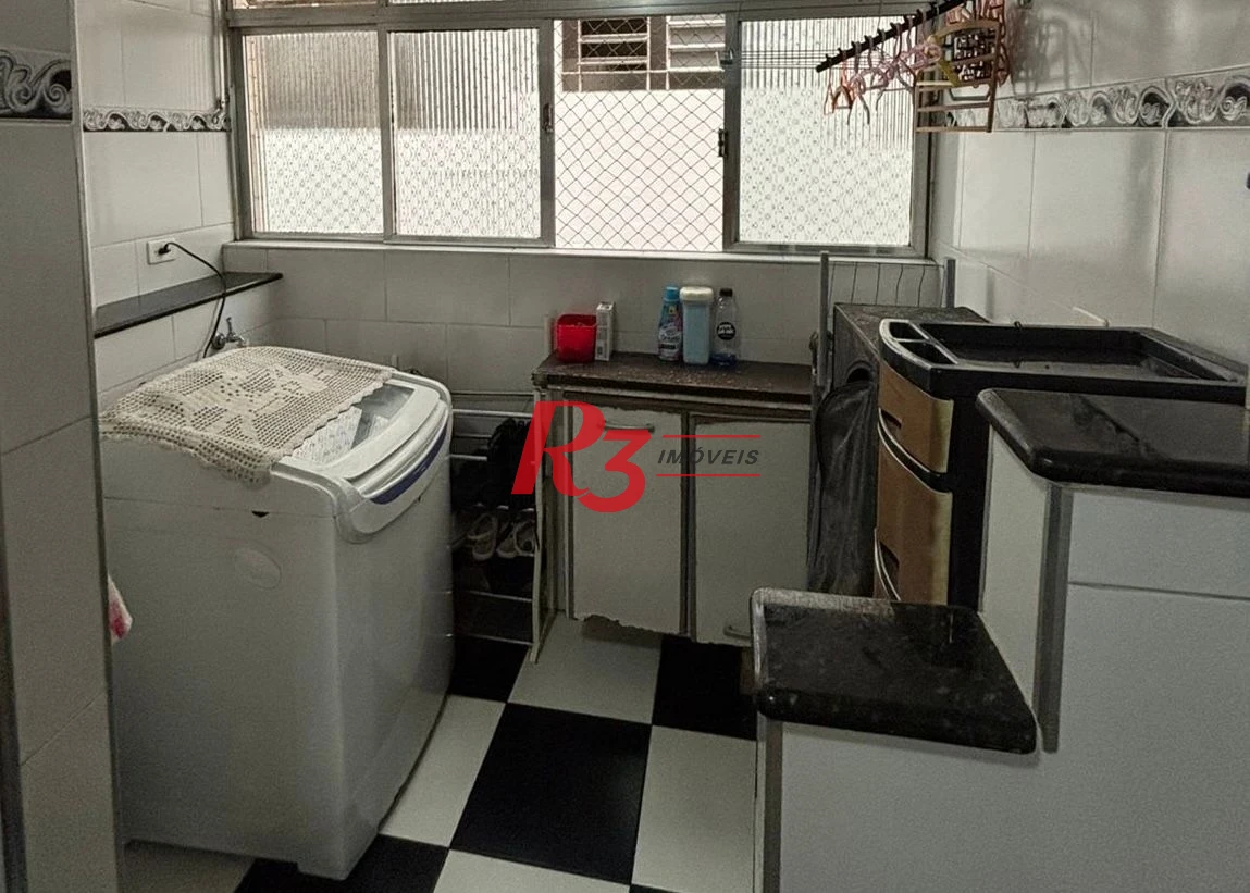 Apartamento com 2 dormitórios à venda, 68 m² por R$ 410.000,00 - Encruzilhada - Santos/SP