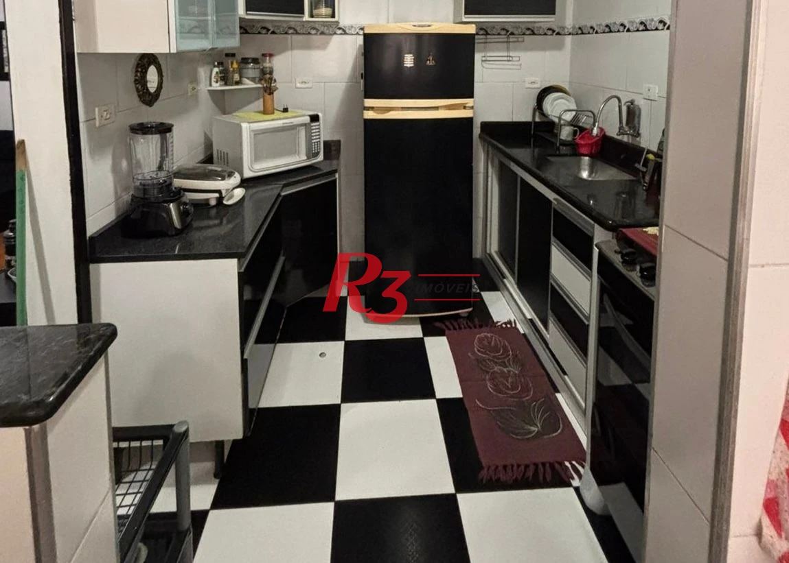 Apartamento com 2 dormitórios à venda, 68 m² por R$ 410.000,00 - Encruzilhada - Santos/SP