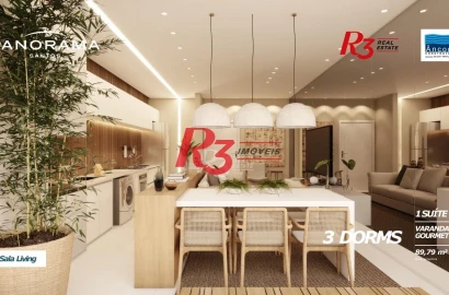Apartamento com 2 dormitórios à venda, 72 m² por R$ 980.000,00 - Encruzilhada - Santos/SP