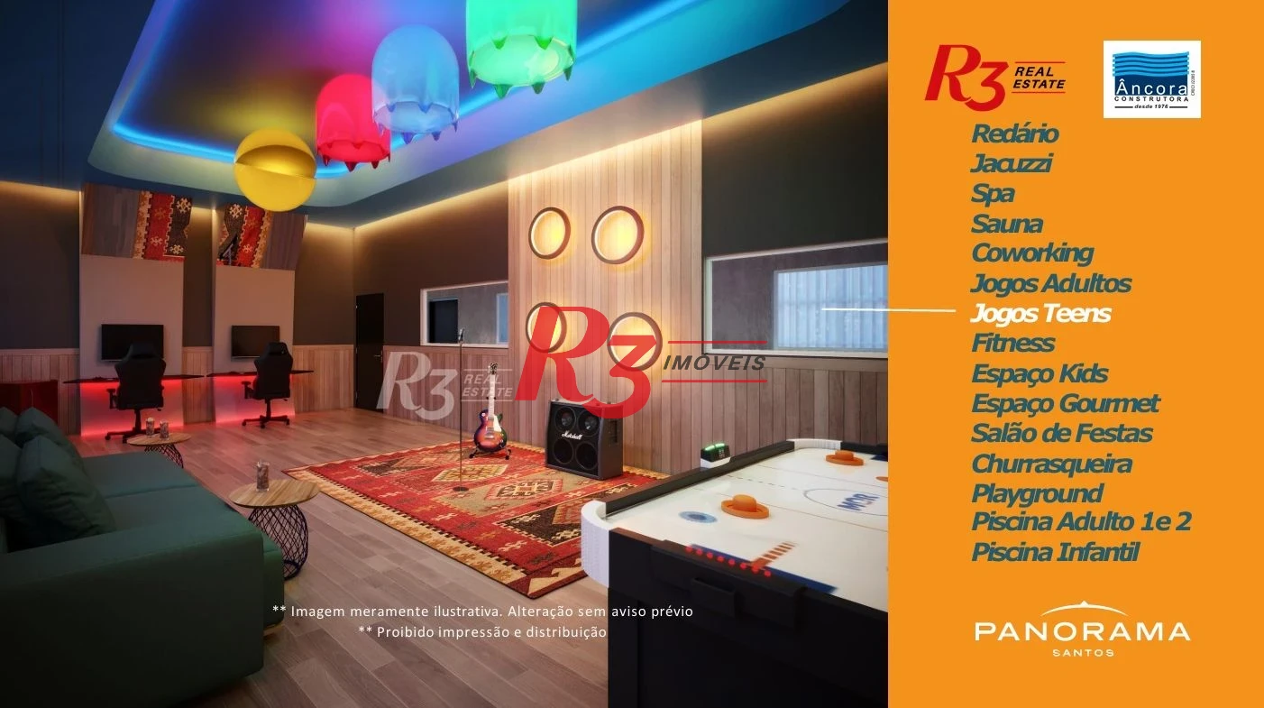 Apartamento com 2 dormitórios à venda, 72 m² por R$ 980.000,00 - Encruzilhada - Santos/SP