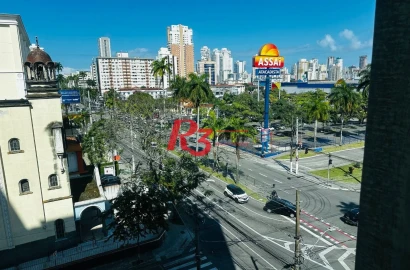 Sala à venda, 73 m² por R$ 449.000,00 - Gonzaga - Santos/SP
