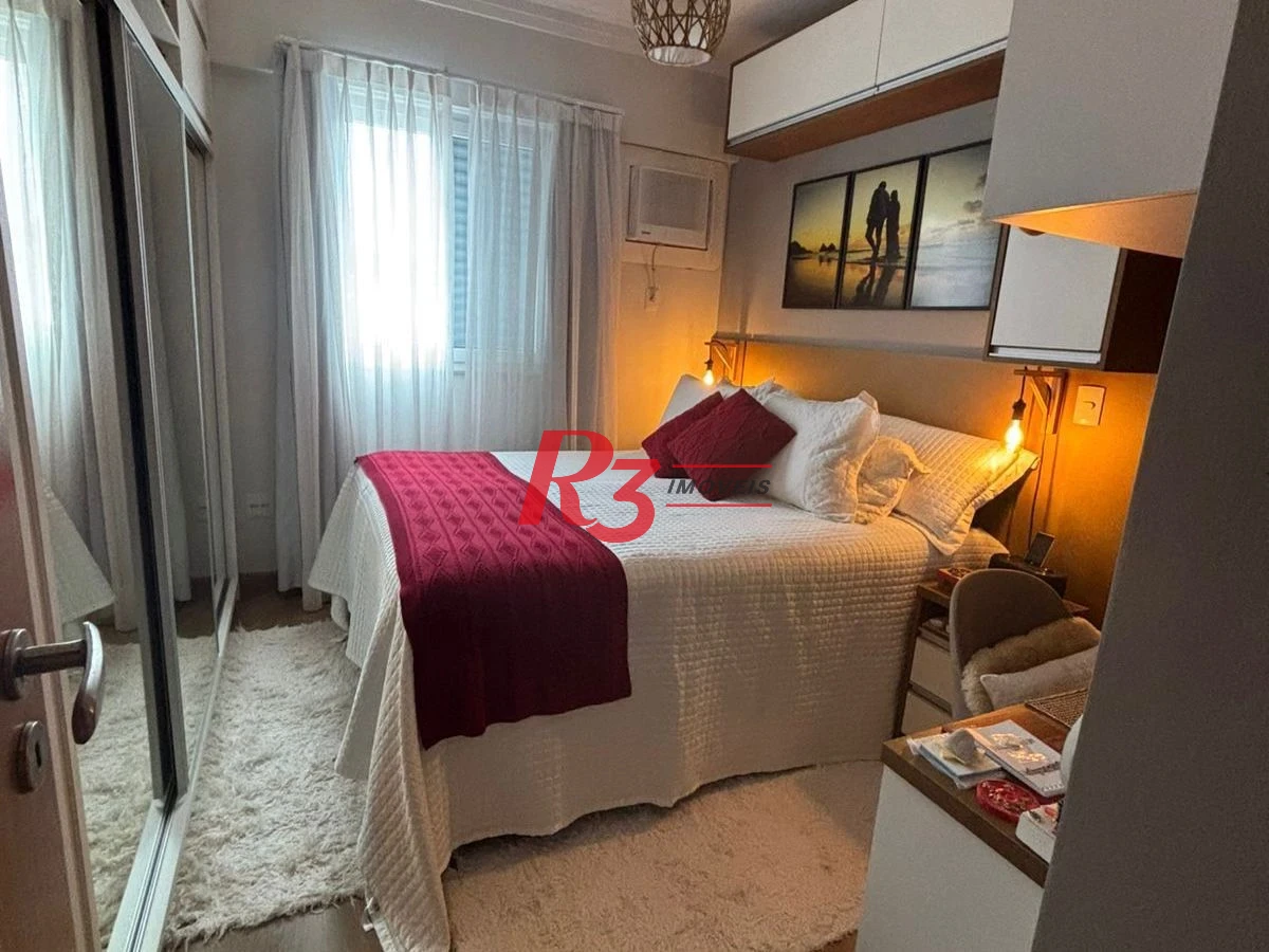 Apartamento com 3 dormitórios à venda, 96 m² por R$ 1.150.000,00 - Campo Grande - Santos/SP