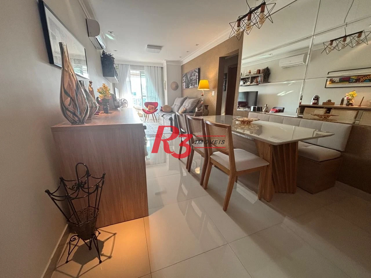 Apartamento com 3 dormitórios à venda, 96 m² por R$ 1.150.000,00 - Campo Grande - Santos/SP