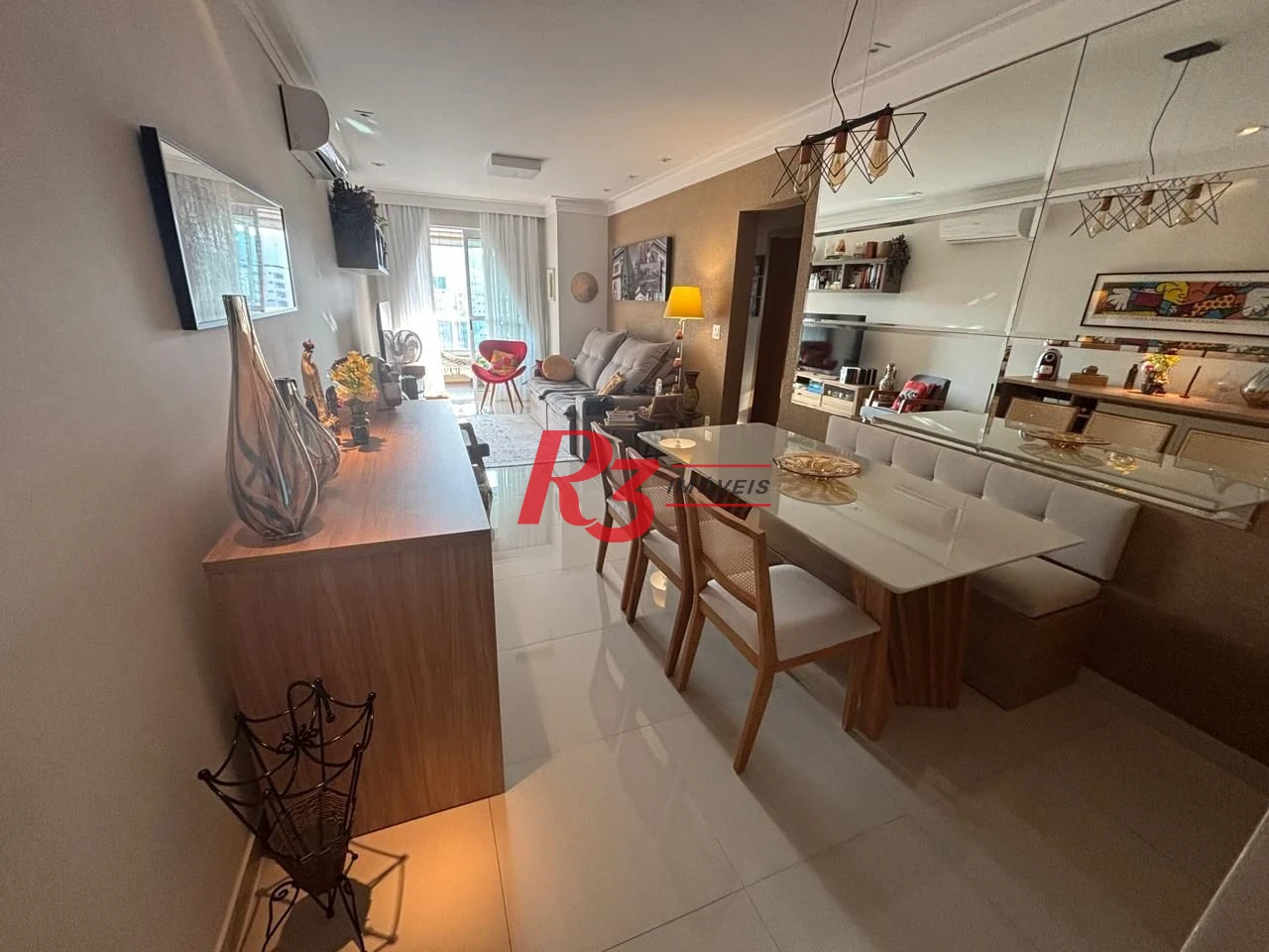Apartamento com 3 dormitórios à venda, 96 m² por R$ 1.150.000,00 - Campo Grande - Santos/SP
