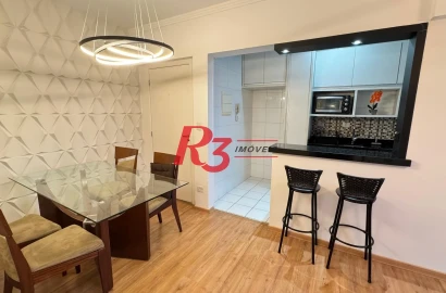 Apartamento com 2 dormitórios à venda, 51 m² por R$ 550.000,00 - Vila Matias - Santos/SP