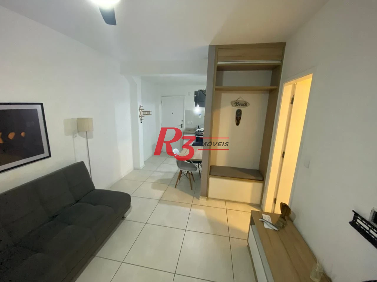 Apartamento com 1 dormitório, 58 m² - venda por R$ 405.000,00 ou aluguel por R$ 3.500,02/mês - José Menino - Santos/SP