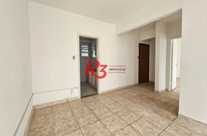 Apartamento com 1 dormitório à venda, 50 m² por R$ 395.000,00 - Boqueirão - Santos/SP