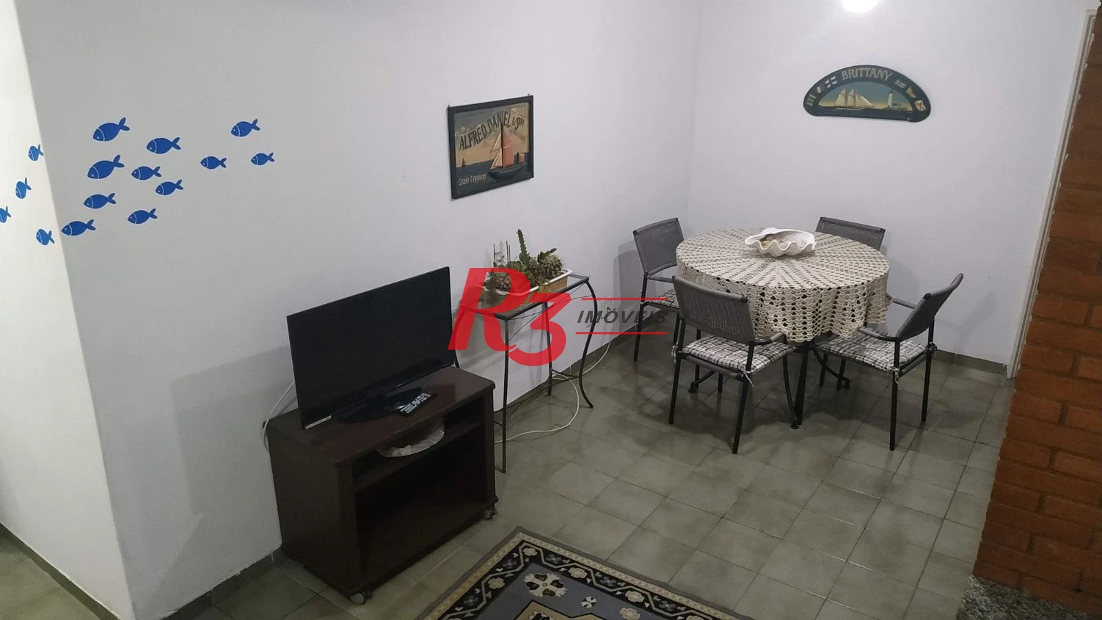 Apartamento para alugar, 74 m² por R$ 4.010,00/mês - Embaré - Santos/SP