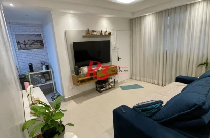 Apartamento à venda, 63 m² por R$ 460.000,00 - Campo Grande - Santos/SP