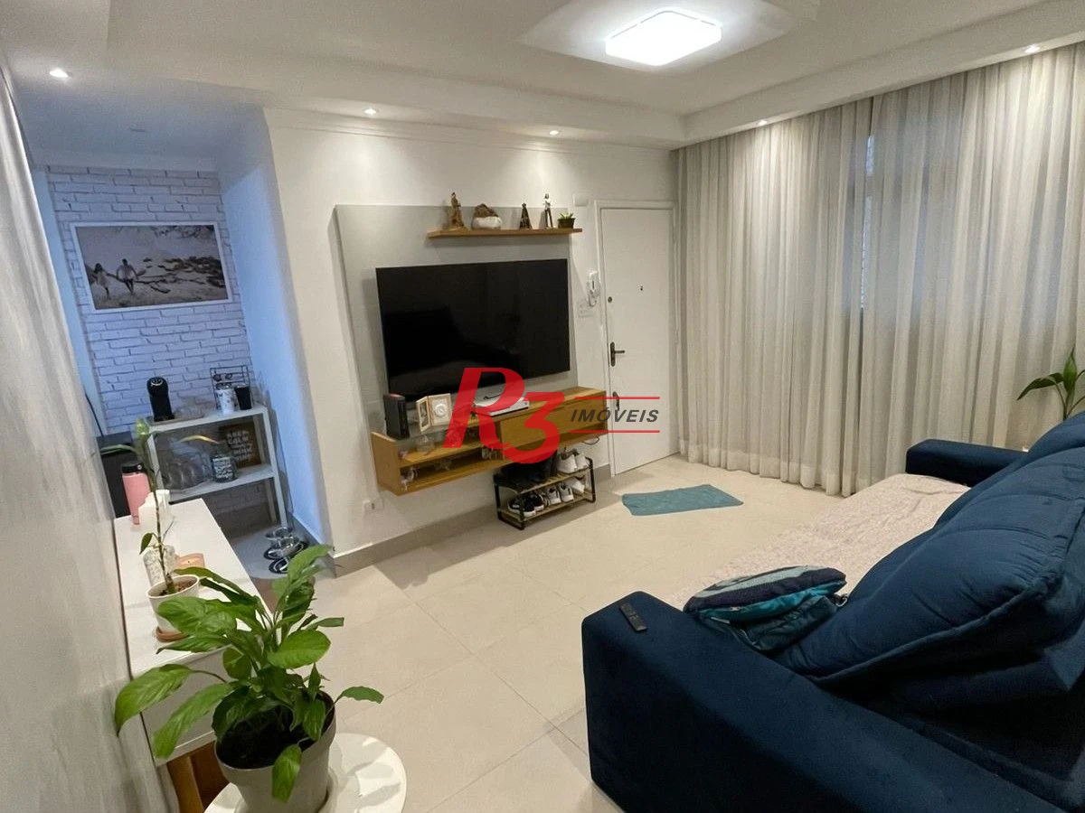 Apartamento à venda, 63 m² por R$ 460.000,00 - Campo Grande - Santos/SP