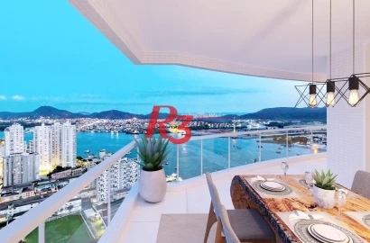 Apartamento à venda, 227 m² por R$ 6.170.000,00 - Ponta da Praia - Santos/SP