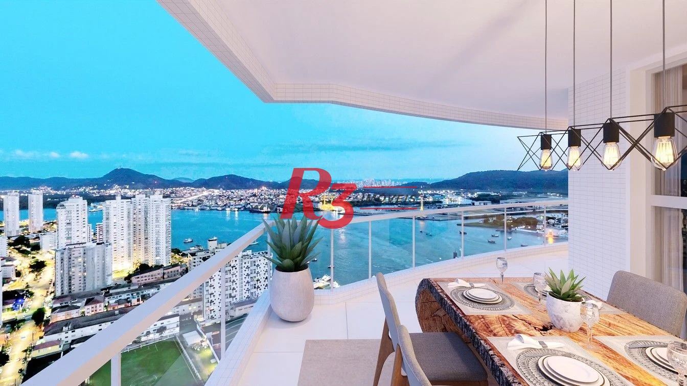 Apartamento à venda, 227 m² por R$ 6.170.000,00 - Ponta da Praia - Santos/SP