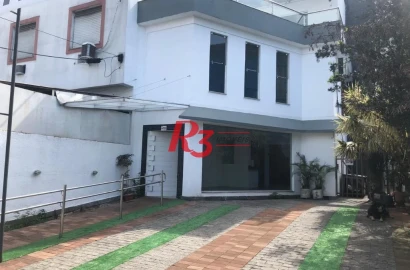 Casa para alugar, 345 m² por R$ 16.000,00/mês - Encruzilhada - Santos/SP
